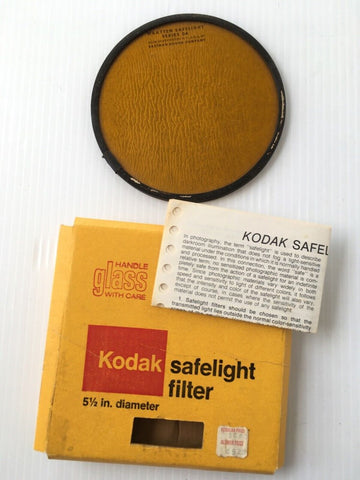 Kodak safelight filter, greenish yellow