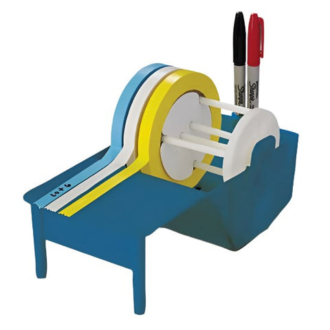 Write-on tape dispensers, dual-roll