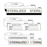 Steam autoclave printed indicator tape