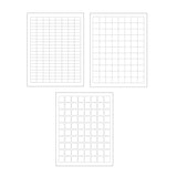 Microscope slide labels, laser sheets