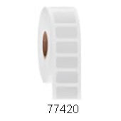 Cryogenic thermal transfer labels, 25.4mm core