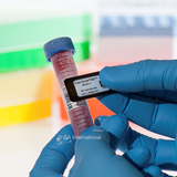Blackout CryoSTUCK cover-up frozen vial and tube labels, clear wrap one side (EMS)