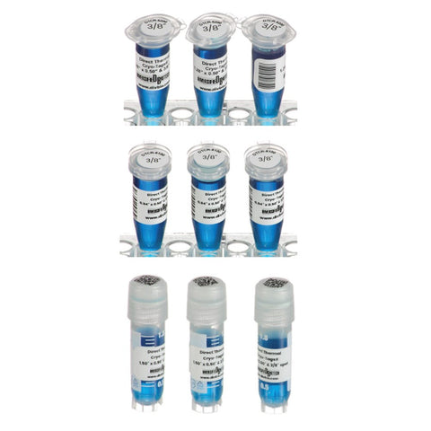 Direct thermal Cryo-Tags and Tough-Spots labels, rolls (EMS)