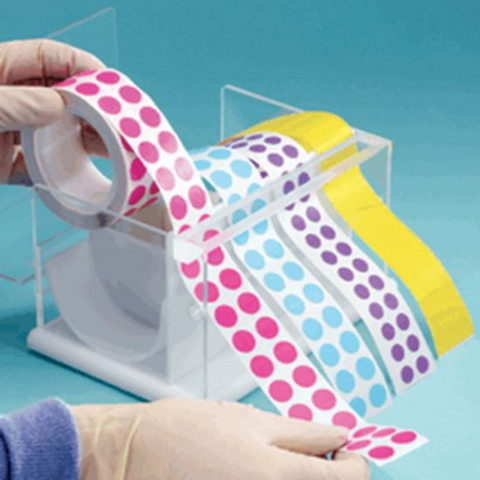 Tough-Tags rolls label dispenser