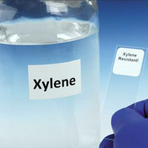 Xylene resistant thermal transfer labels