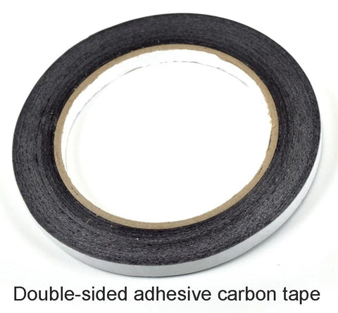Double-sided carbon tape, aluminium base (EMS)