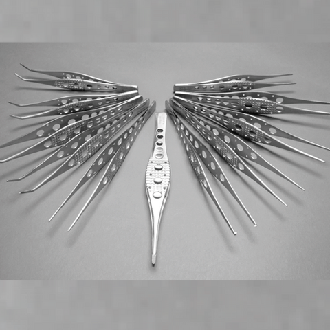 Ergonomic stainless steel forceps