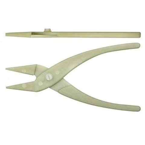 Nylon pliers, smooth jaws