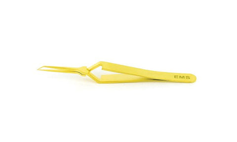 EMS gold plated tweezers, style 5TTHX