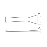 EMS high precision DLC tweezers, style 35A