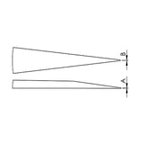 EMS high precision DLC tweezers, style 3C