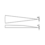 EMS high precision DLC tweezers, style 3