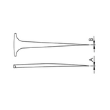 EMS high precision DLC tweezers, style 5