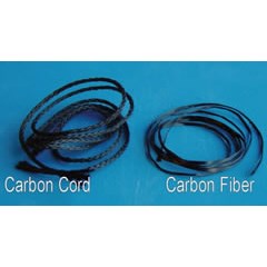 Carbon fibre cord, high purity