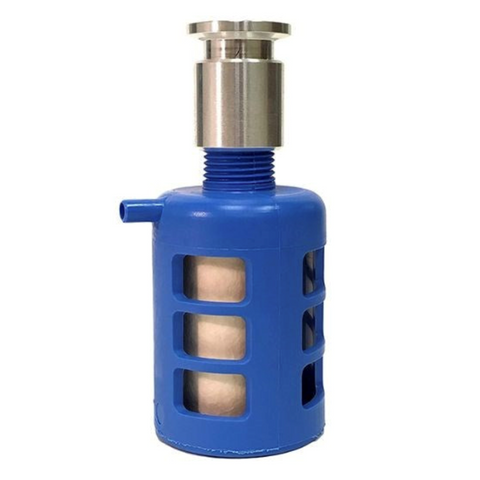 Exhaust filters for rotary vacuum pumps