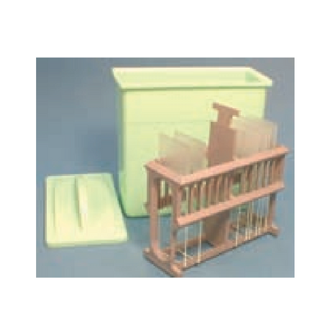 Cassette racks and trays for 9000 microwave processor