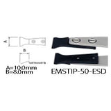 Dumont tweezers style WA1, replaceable ESD tips (EMS)