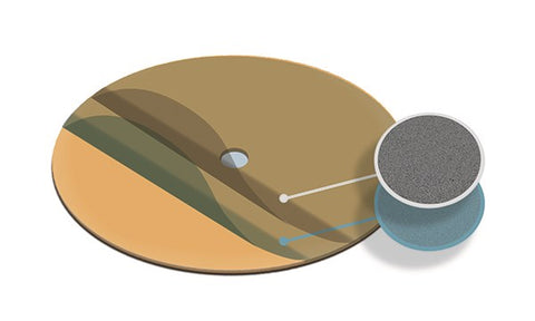 Formvar on carbon film coated grids, single hole