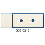 PTFE printed microscope slides, round wells