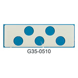 PTFE printed microscope slides, round wells