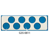 PTFE printed microscope slides, round wells