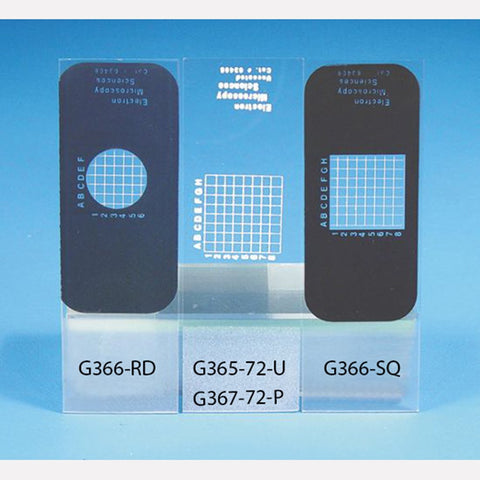 Gridded microscope slides