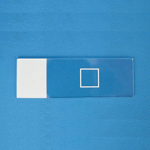 PTFE printed microscope slides, square wells
