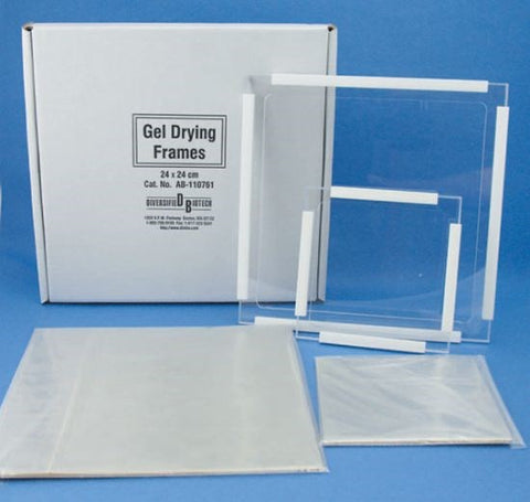 Gel drying frame kits