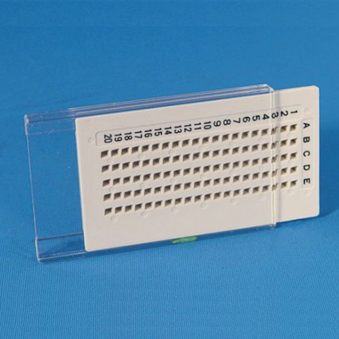 EMS grid storage box with index card, 100 grids