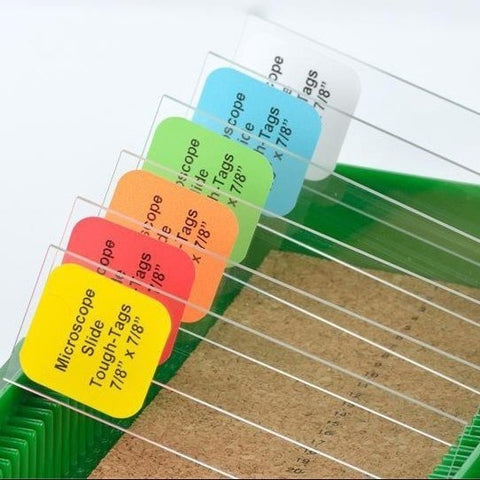 Microscope slide laser Tough-Tags, sheets