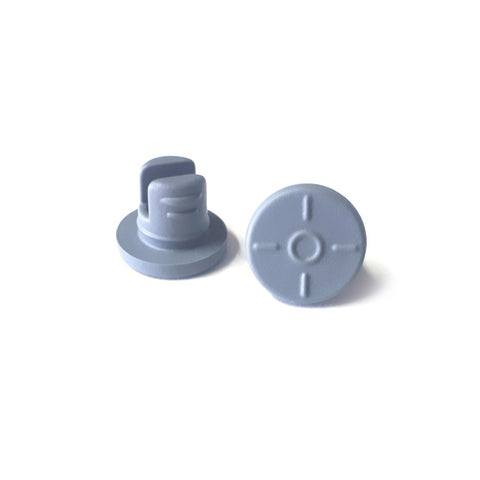 Lyophilisation serum vial stoppers, 2-prong