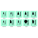 Meyco diamond dissection knives