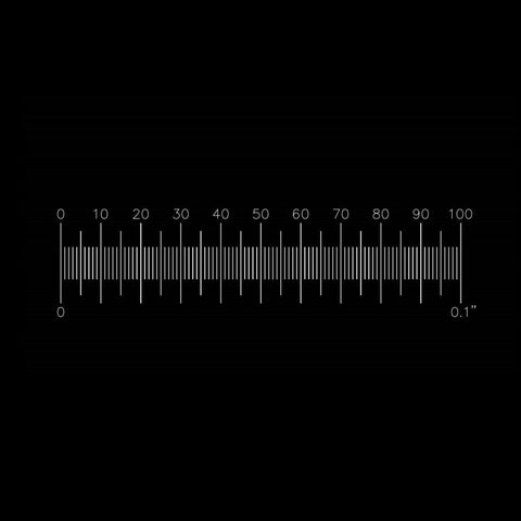 PS4R stage micrometers, 0.1'' x 0.001'' divisions (EMS)