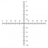 S16 stage micrometers, crossed scales 1mm x 0.01mm divisions (EMS)