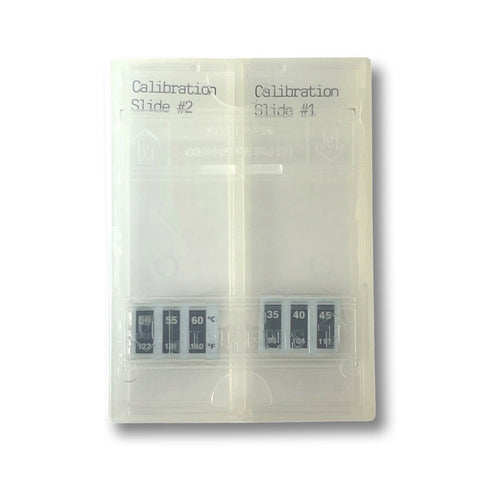 Microwave calibration slide set