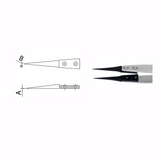 Dumont tweezers style WA1, replaceable ESD tips (EMS)