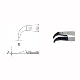 Dumont tweezers style WA1, replaceable ESD tips (EMS)