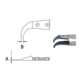 Dumont tweezers style WA1, replaceable STD tips (EMS)