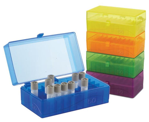 Microtube storage racks, assorted colours