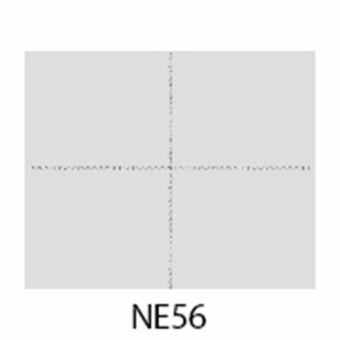NE56 eyepiece reticles, broken crosslines