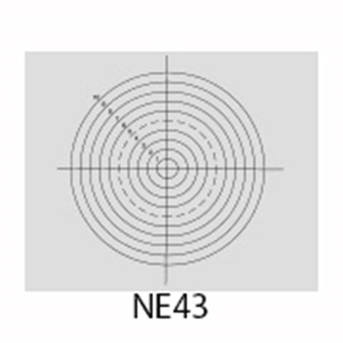 NE43 eyepiece reticles, concentric circle