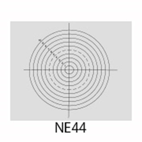 NE44 eyepiece reticles, concentric circles
