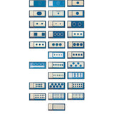 PTFE printed microscope slides, round wells