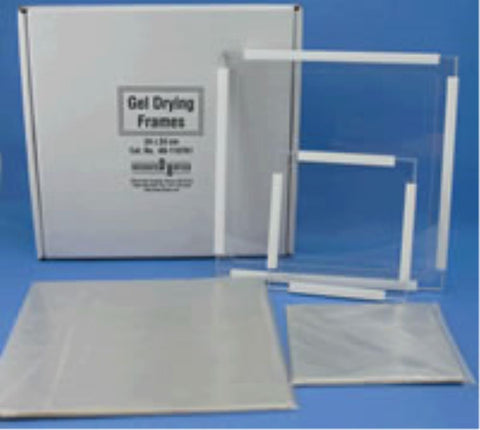 Gel drying frame kits