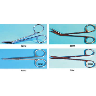 Dissecting iris scissors, 114mm