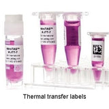 Cryogenic thermal transfer labels, 25.4mm core